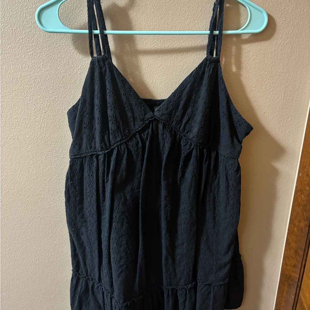 Wild Fable Black Babydoll Mini Dress